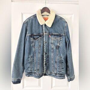 Sherpa trucker jacket